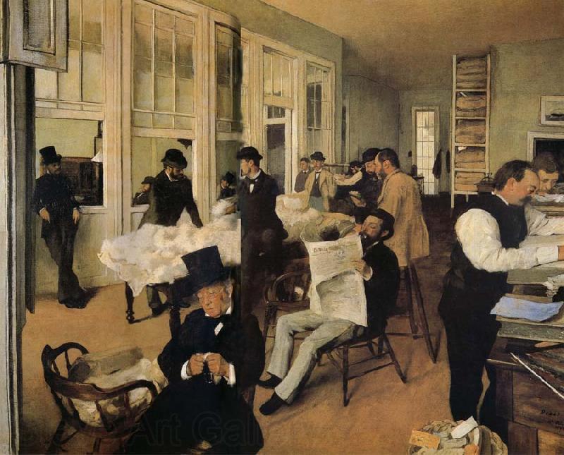 Edgar Degas The cotton company of New Orleans